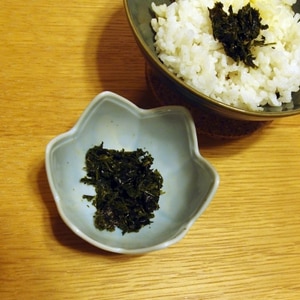 茶殻（茶がら）と海苔の佃煮